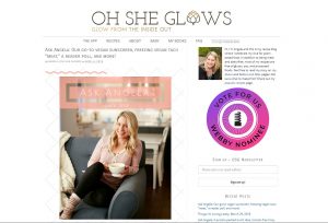 Top Vegan Food Blogs - Oh She Glows